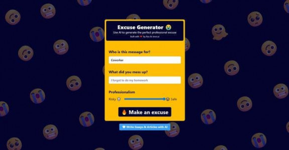 The Excuse Generator