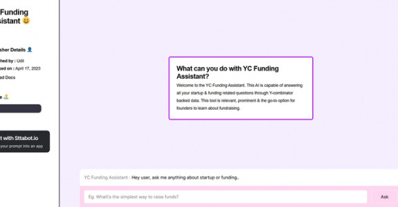YC Funding Assistant